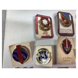 Large Lot of Distinctive Unit Insignia
