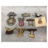 WWII Pins and Sweetheart Items