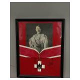 Framed German WWII Decoration Social Welfare
