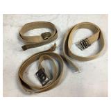 Three WWI Uniform belts