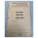 1950 FM 100-15 Field Service Regulations Manual