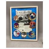 Original 1943 Picture Framed with Current Patches