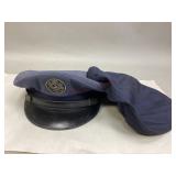USAF Enlisted Cap Dated 1967 with Weather Cover