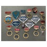 Large Collection of Soviet Union/Russian Pins