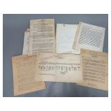 Folder of Orders 1949-1953 Some Restricted