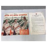 War Garden Pamphlets & Seeing Instructions