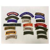Assorted Military Tabs