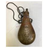 Brass/Copper Military Style Powder Flask