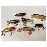 Vintage Wooden & Plastic Fishing Lures
