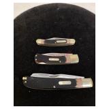 Assorted Schrade Old Timer Pocket Knives