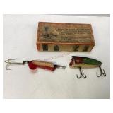 Vintage Heddon Baby Lucky 13 Fishing Lure