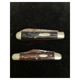 Two Vintage Case Folding Pocket Knives