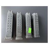 4 OEM plastic Glock Magazines