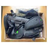 Box of Miscellaneous Holsters