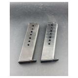 2 P-38 9mm magazines