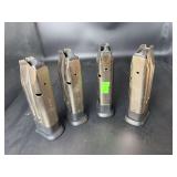 Lot of (4) Ruger SR-Series 9mm Pistol Magazines