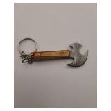 Knife, Demascus steel, mini tomahawk necklace, w/leather sheath