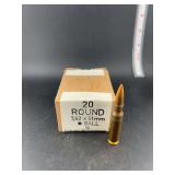 20 round 7.62x51mm BALL