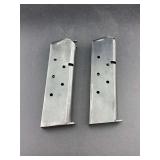 2 1911 7 round magazines