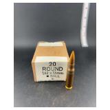 20 round 7.62x51mm BALL