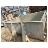 Used Fiberglass Aqua culture tank, 10ft x 9ft x 4ft
