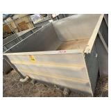 Used Fiberglass Aqua culture tank, 10ft x 9ft x 4ft