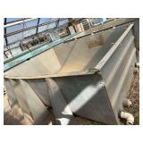 Used Fiberglass Aqua culture tank, 10ft x 9ft x 4ft