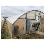 Greenhouse Poly 132ft x 20ft, w/heater,  evaporative cooling, fans