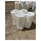 Plastic 15 Gallon barrel, 4 in lot