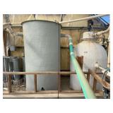 Used fiberglass 2-tank filtration system