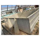 Used Fiberglass Aqua culture tank, 10ft x 9ft x 4ft