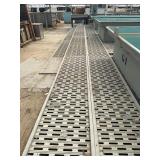 Aluminum walkway around the water tanks, sections are 10’x2’