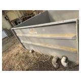 Used Fiberglass Aqua culture tank, 10ft x 9ft x 4ft
