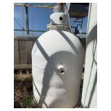 Used Rectangular fiberglass aquaculture tank, approximately 39’ X 10.5’ X 4’, with 2-tank filtration system
