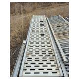 Menco, Galvanized foot walk,assembly, bridge 10ft x 2ft, 18 pcs