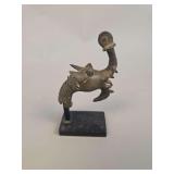 Chinese Bronze Dragon Tent Spike Cover, Ming Dynasty