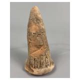 Ancient Mesopotamian Cuneiform Foundation Cone, Gudea of Lagash, c. 2141–2121 BC NO COA