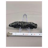 Native American Obsidian  knife blade