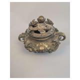 Ming dynasty nine Brandon pearl incense burner