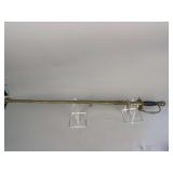 Antique G.S. Gethen Philadelphia Fraternal Sword, Camp 555 No. 13, George Washington Pommel