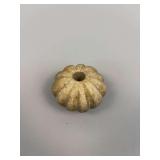 Ancient Chinese Neolithic White Marble Mace Head, c. 3000–2000 BC
