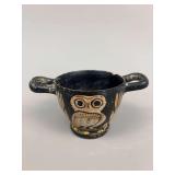 Greek Apulian Owl Skyphos, Ca. 350 BC, with COA