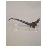 Burmese Bronze Figural Opium Pipe, Vintage / Antique