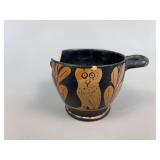 Greek Apulian Owl Skyphos, Ca. 350 BC