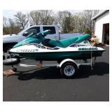 Bombardier SeaDoo with trailer and cover. Rotax