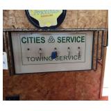 Cities Service metal Display and key rack.