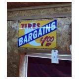 Tires Bargains Sign. The Easthill Group.