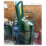 Torch set with cart.