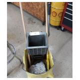 Mopping equipment.