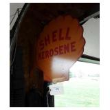 Metal Shell Kersene sign. 2 sided.